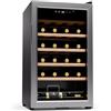 KLARSTEIN Shiraz Premium Smart 24 - Frigorifero per vini, 24 bottiglie, temperatura regolabile, illuminazione LED, controllo WiFi, display touch