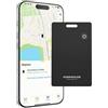 Vonmählen FindMe - Localizzatore Bluetooth Ultra-Sottile, Compatibile con Rete FindMy Apple, Ricarica Wireless, Resistente all'Acqua IP67 - Nero