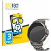 brotect Pellicola Protettiva Vetro per Tesofit Smartwatch 1.85 (rotondo) Protezione Schermo (3 Pezzi) [Durezza Estrema 9H, Chiaro]