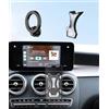 MaserWeller Supporto per telefono da auto per Mercedes Benz Classe C 2016-2021 Classe GLC 2016-2022 Accessori, supporto per telefono girevole a 360° compatibile con MagSafe, il supporto per cellulare