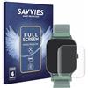 savvies 4 Pezzi Full-Screen Pellicola Protettiva per Decathlon Fit 100s Full Cover Pellicola Copertura [Trasparente, 3D Curved, Proteggi Schermo]