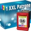 Inkadoo Cartucce d'inchiostro compatibili per HP 58 XL DESKJET 450CI 5150 5550 5600 5650 5652 5850 6650