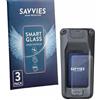 savvies 3 Pezzi Pellicola Protettiva Vetro per Amflow DJI Avinox Protezione Schermo, Lamina di Vetro, senza Bolle, Anti-Impronta, Anti Graffio