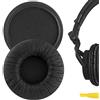 Geekria Cuscinetti auricolari di ricambio in similpelle per Sony MDR-V55, V500DJ, cuscini per cuffie, parti di riparazione (Nero)