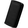 moex Custodia in rete per Samsung Galaxy A05s, con chiusura in velcro, orizzontale, con clip per cintura, in nylon resistente, con supporto per cintura, colore: nero