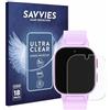 savvies Pellicola Protettiva per Alutoria Kids Smartwatch 1.42 | 18 Pezzi Chiara Protezione Schermo Made in Germany Schermo Protettivo Trasparente