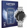 savvies 4 Pezzi Full-Screen Pellicola Protettiva per Omega Seamaster Diver 300M (42 mm) Full Cover Pellicola[Completa, 3D Curved, Proteggi Schermo]