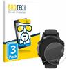 brotect Pellicola Vetro per Garmin Fenix 5 Plus | (47 mm) 3 Pezzi Chiara Protezione Schermo Made in Germany Durezza 9H Anti-Graffio Glass Screen Protector