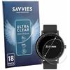 savvies 18 Pezzi Pellicola Protettiva per Orologi (Circolare, ø: 33 mm) Protezione Schermo Trasparente