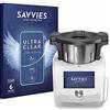 savvies Pellicola Protettiva per SilverCrest Monsieur Cuisine Connect | 6 Pezzi Chiara Protezione Schermo Made in Germany Schermo Protettivo Trasparente