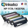 Inkadoo Toner compatibile per HP 117A / W2071A XL Color Laser MFP 178 nw Color Laser MFP 179 fnw Color Laser MFP 179 fwg