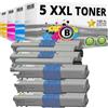 Inkadoo Set di 5 cartucce toner compatibili per Oki C301DN C321DN MC342DNW MC332DN MC342DN