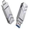 ORICO Pen Drive 64 GB USB 3.2 Gen 1, Chiavetta USB Type C Mini con Portachiavi, Velocità di lettura 150 MB/s, Flash Drive OTG per Android, iPhone 15/16/17, MacBook, iPad, Plug & Play