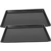 EXAOMBLE 2 Pezzi Vassoio per Gabbia Cane E Uccelli Vassoio Inferiore Anti-Perdite Facile da Pulire per Gabbia Pappagalli per Conigli E Cuccia Cani Piccola Taglia 16.93X12.99X0.98In