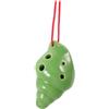Alasum Ocarina Portatile in Ceramica c Decorativa Strumento Musicale Per Ragazzo Ragazza e Principianti Facile Da Suonare e Trasportare