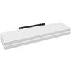 WOLTU Mensola da Parete, Mensola da Muro, Mensola in Legno MDF, Bianca, set di 2, per Cucina, Bagno, Soggiorno, ecc RG9315ws-2