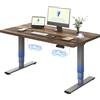 FLEXISPOT Scrivania Regolabile in Altezza Elettrica 160×80 cm con Doppio Motore, Piano Unico da 25 mm, Gambe Telescopiche a 3 Sezioni EC5 LITE
