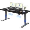 FLEXISPOT Scrivania Regolabile in Altezza Elettrica 160×80 cm con Doppio Motore, Piano Unico da 25 mm, Gambe Telescopiche a 3 Sezioni EC5 LITE