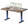 FLEXISPOT Scrivania regolabile in altezza (gambe rotonde), ampia superficie di lavoro 140 x 80 cm, elegante scrivania per ufficio domestico con sollevamento silenzioso e 4 posizioni di memoria (nero +