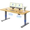 FLEXISPOT Scrivania Regolabile in Altezza Elettrica 160×80 cm con Doppio Motore, Piano Unico da 25 mm, Gambe Telescopiche a 3 Sezioni EC5 LITE