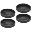 Baluue Vassoio per Stantuffo WC in Plastico 4 Pezzi, Supporto Facile da Pulire Funzione Antigoccia per Bagno e Cucina, Tappetino di Sgocciolamento Rapido