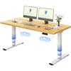 FLEXISPOT Scrivania Regolabile in Altezza Elettrica 160×80 cm con Doppio Motore, Piano Unico da 25 mm, Gambe Telescopiche a 3 Sezioni EC5 LITE