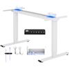 FLEXISPOT E1 PRO Tavolo Regolabile in Altezza a 2 Motori con Memoria Intelligente, Standing Desk Elettrico Motorizzato