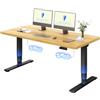 FLEXISPOT Scrivania Regolabile in Altezza Elettrica 160×80 cm con Doppio Motore, Piano Unico da 25 mm, Gambe Telescopiche a 3 Sezioni EC5 LITE