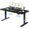 FLEXISPOT Scrivania Regolabile in Altezza Elettrica 160×80 cm con Doppio Motore, Piano Unico da 25 mm, Gambe Telescopiche a 3 Sezioni EC5 LITE