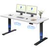 FLEXISPOT Scrivania Regolabile in Altezza Elettrica 160×80 cm con Doppio Motore, Piano Unico da 25 mm, Gambe Telescopiche a 3 Sezioni EC5 LITE