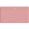 Logitech Keys-To-Go - Tastiera - Bluetooth - QWERTY - Italiana - Rosa acceso - per Apple iPad/iPhone/TV