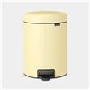 BRABANTIA atkritumu tvertne ar pedāli NewIcon, 5L, Mellow Jellow