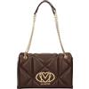 Love Moschino BORSA PU EMBOSSED CIOCCOLATO