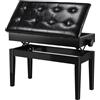 MAMIZO Sgabello Pianoforte Regolabile in Altezza 48-58 CM, Panca Pianoforte