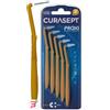 CURASEPT SPA SCOVOLINO CURASEPT PROXI ANGLE MISURA T14 CONICO ISO 4 COLORE OCRA DIAMETRO 1,4 MM 5 PEZZI