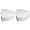 Rayher 67293102 Box cartapesta cuore, FSC, 30cm ø (Confezione da 2)