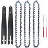 AHYLN Set di catena e piastra guida in acciaio da 8 pollici, adatto for motosega elettrica, utilizzata for la potatura registrazione parti seghe elettriche .0516