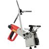 Generic Bordatrice manuale per la lavorazione del legno, bordatrice portatile con taglio accurato, staffa triangolare e fori di dissipazione del calore per sigillare curve e bordi dritti