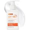 HANGGON 150ml Creme Solaire SPF 100, Sunscreen SPF 100 Visage, Moisturising Sun Protection Cream, Résistant à l'eau, Respirant, Convient à Tous Les Types de Peau