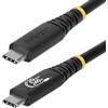 StarTech.com Cavo USB4 da 2m, Cavo USB-C Certificato USB-IF, 20 Gbps, PD EPR 240W, DP 1.4 4K 120Hz, Cavetto Tipo-C con guaina in TPE