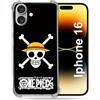 Cokitec Cover rinforzata per Apple Iphone 16 Manga One Piece teschio