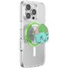PopSockets PopOut Sleepy Bulbasaur - Impugnatura magnetica per telefono MagSafe, cavalletto a mani libere, compatibile con ricarica wireless