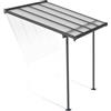 Canopia by Palram Pergola Sierra 230 x 230 cm in Alluminio e Policarbonato, Moderna ed Elegante, per Coprire una Terrazza Tutto L'anno (Grigio)