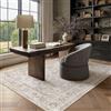 PureCozy Tappeto Salotto 120x170cm Beige Tappeto Camera da Letto Lavabile Antiscivolo Grande Tappeti Sala Cameretta Soggiorno Ufficio Carpet Pelo Corto Morbido Rug