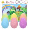 Smlper Bombe da Bagno per Bambini con Sorpresa All'interno, 6PCS Dino Egg Bombe da Bagno Frizzanti Naturali Fatte Mano Giocattoli di Dinosauro Unicorno per Ragazze Ragazzi Set Regalo di Pasqua di Compleanno