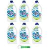 Beni Culinari 6 X Mon Amour Odor Protection detersivo antiodore - lavatrice detersivo liquido - formula migliorata con profumo aggiuntivo, 39 lavaggi 1560 ml + portachiavi Beni Culinari