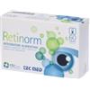 Ecupharma Retinorm 60 capsule Integratore alimentare vitamina C, rame, vitamina E, luteina, zinco, zeaxantina