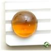 SBI Gems 20 Mm Quarzo Naturale Miele Tondo Cabochon 26.07 CTS Pietra Preziosa Sciolta