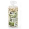 BOXBAR Gallette di avena vegane, gallette a basso contenuto di grassi, ideali per essere usata come accompagnamento a pasti (Confezione Singola)