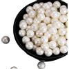 WSYLS-Essbare weiße Perlen-Kuchendekorationen (85 g) - essba tortendeko kommunion Geeignet für Kuchen, Cupcakes und Kekse zu Halloween, Thanksgiving, Geburtstagen und Weihnachten (10mm)